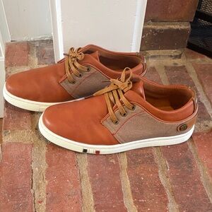 Bruno Marc New York Men's Brown Tan Casual Shoes Size 7.5
